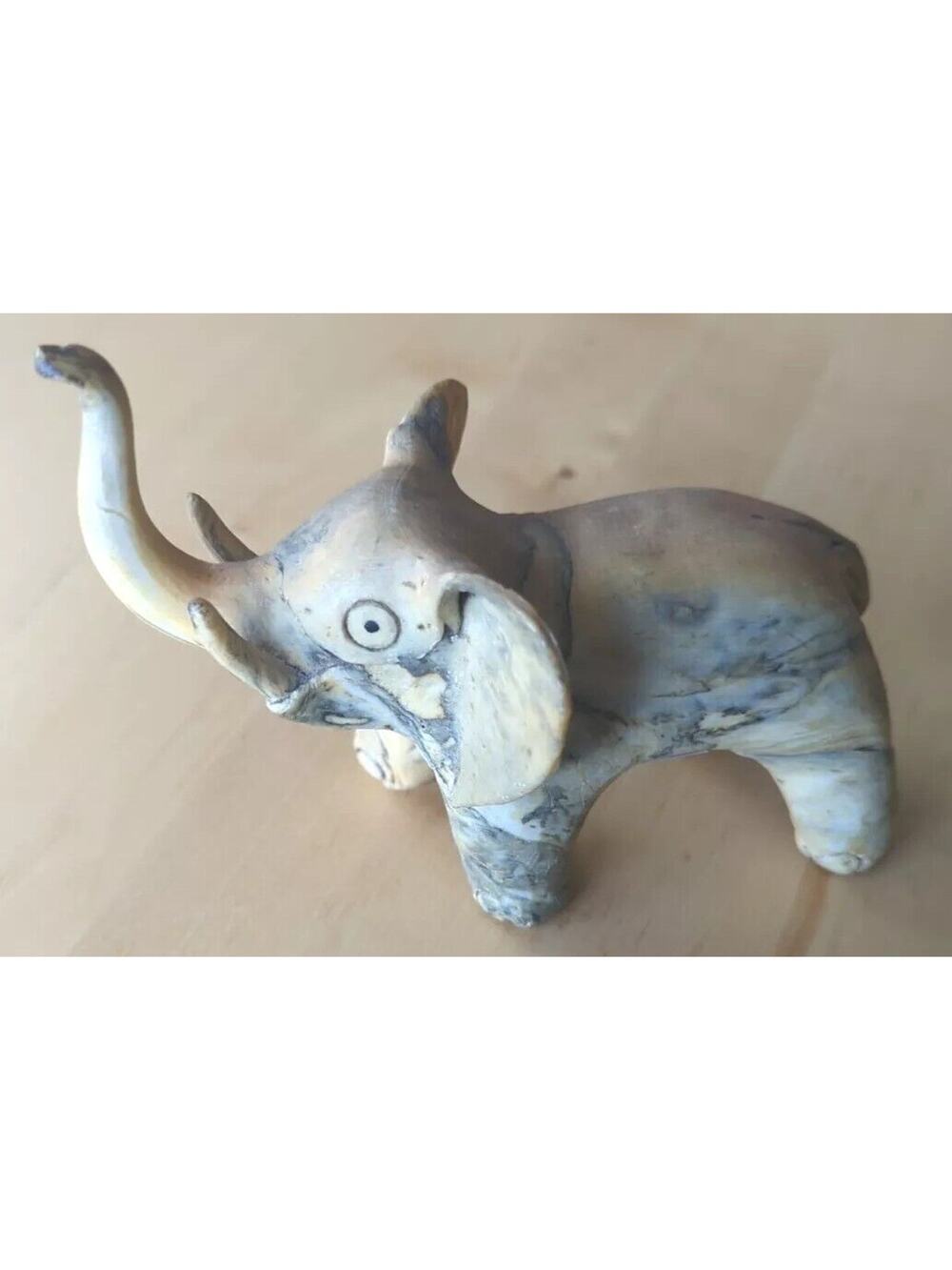 Unbranded Accents Vintage Rare Composition Elephant Sculpture unbranded-accents-vintage-rare-composition-elephant-sculpture